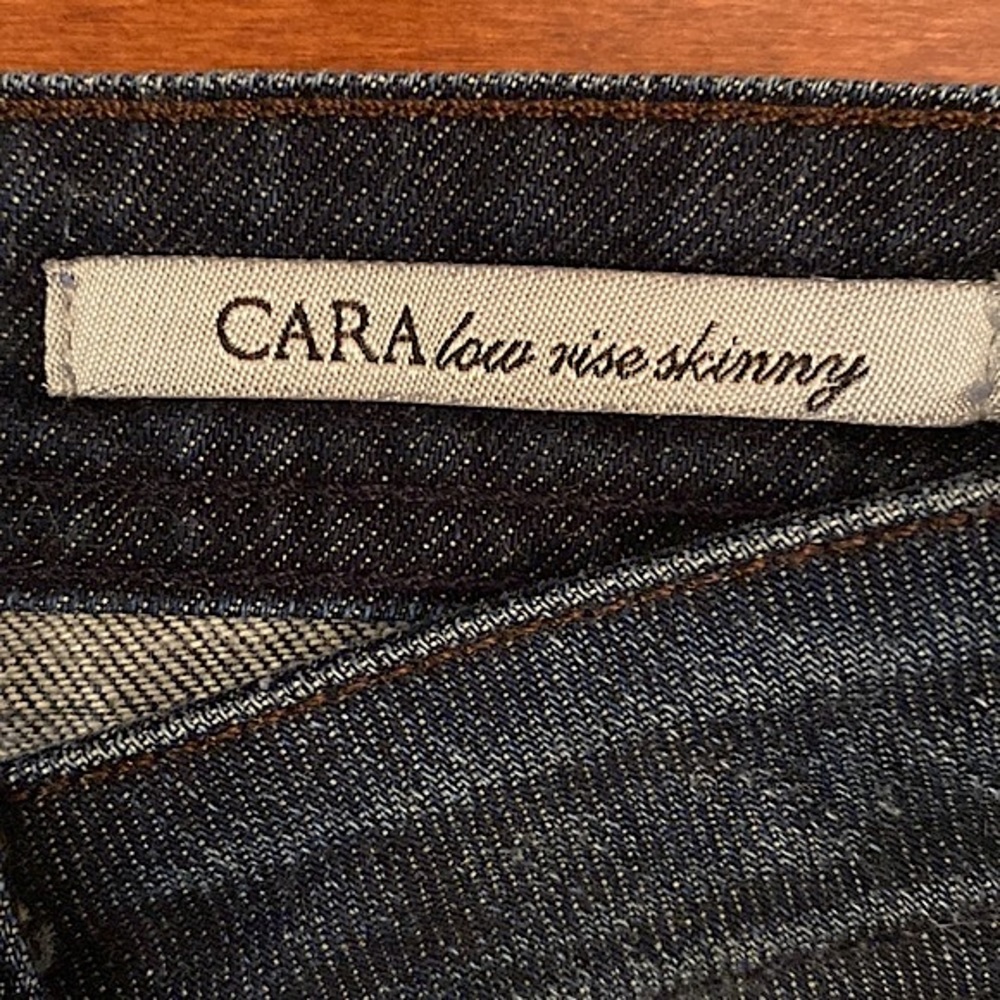 Dylan George Cara Low Rise Skinny Blue SZ 28  Designer Y2K Style Denim Jeans - Picture 8 of 10